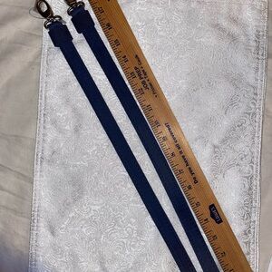 Portland Leather Deep Blue Bag Strap